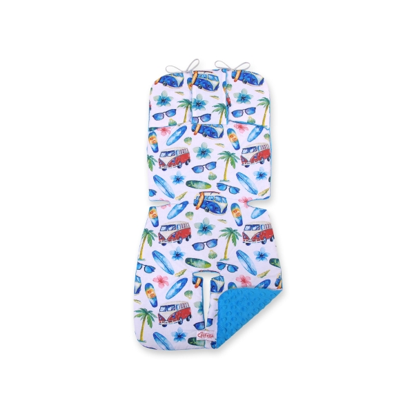 Insert de Poussettes Double Face Turquoise