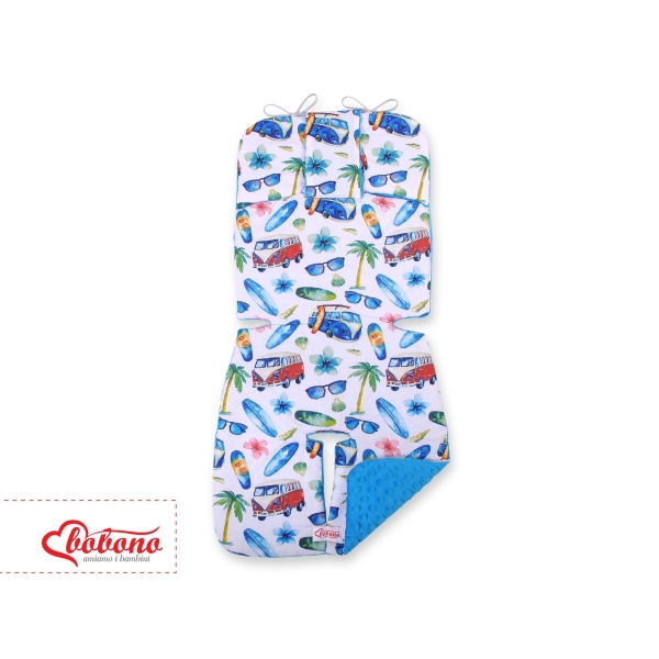 Insert de Poussettes Double Face Turquoise