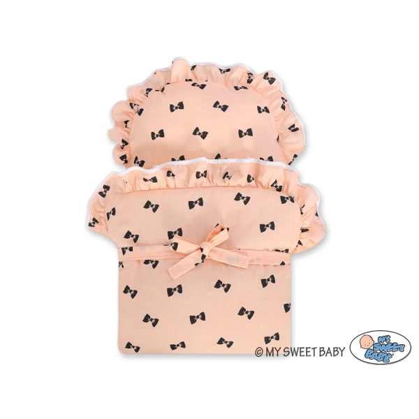 Landau Poussettes Poupée en Rotin Naturel Petits Nœuds