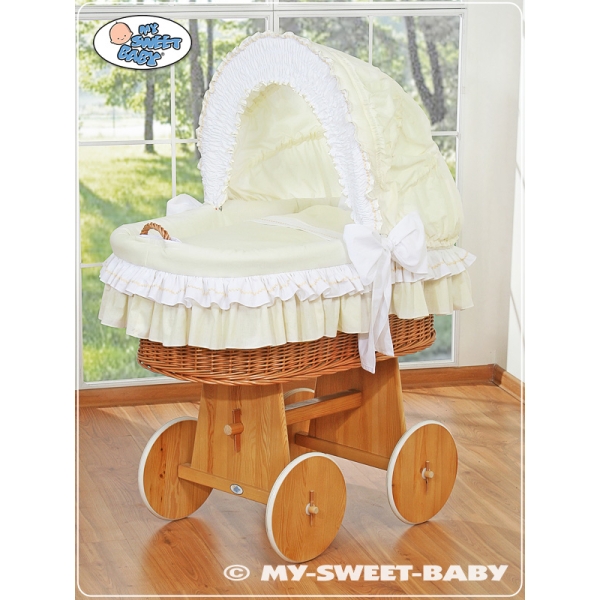 Linge de Berceau en Osier 2 pcs