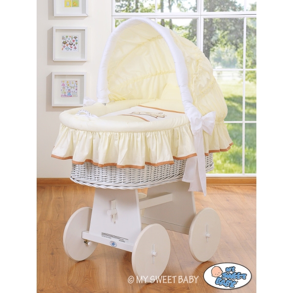 Linge de Berceau en Osier 2 pcs