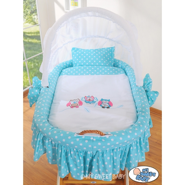 Linge de Berceau en Osier 2 pcs