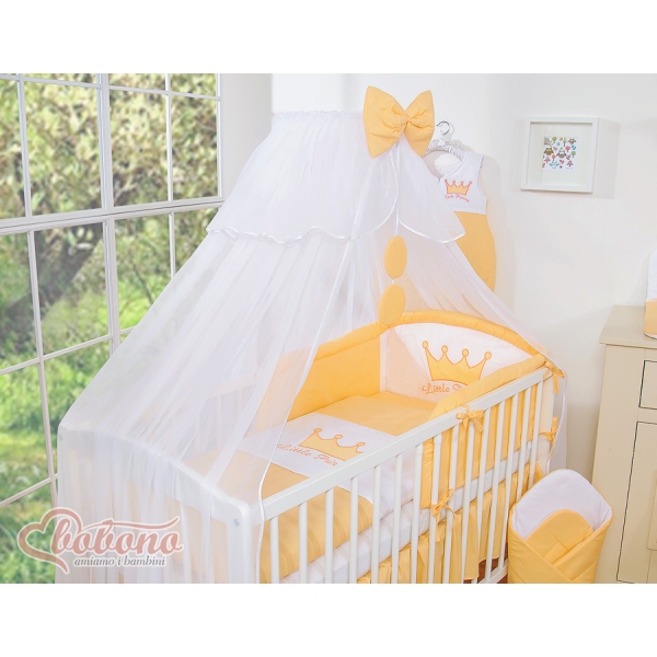 Linge de Lit Bébé Parure 11 pcs Moustiquaire Prince / Princess