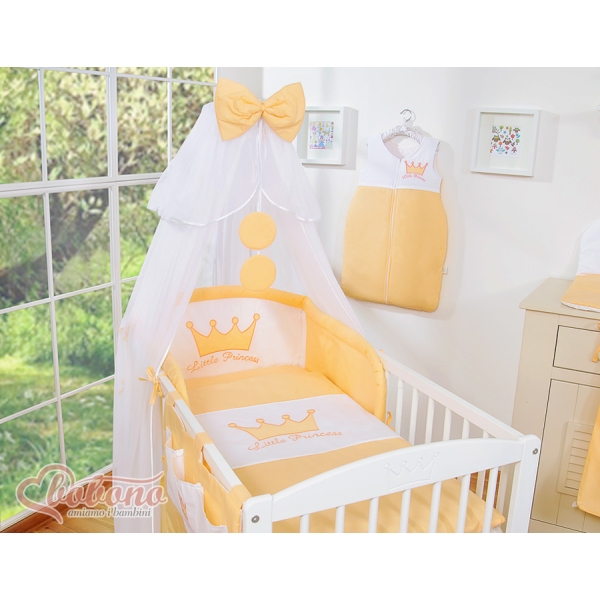 Linge de Lit Bébé Parure 11 pcs Moustiquaire Prince / Princess