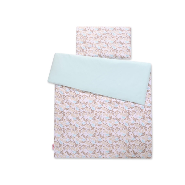 Linge de Lit Enfant 2 pcs 100x135 MINI Beige Feuilles