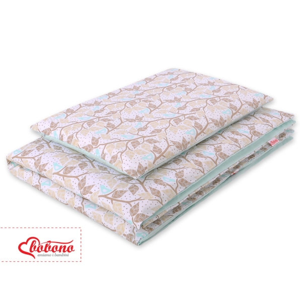 Linge de Lit Enfant 2 pcs 100x135 MINI Beige Feuilles