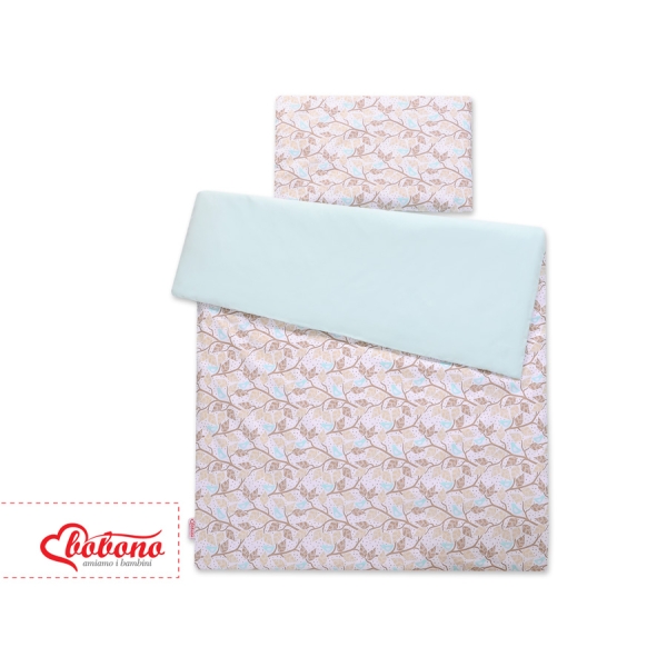 Linge de Lit Enfant 2 pcs 100x135 MINI Beige Feuilles
