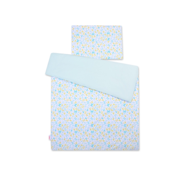 Linge de Lit Enfant 2 pcs 100x135 MINI Bleu Papillons