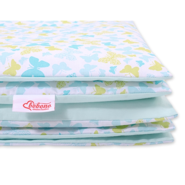 Linge de Lit Enfant 2 pcs 100x135 MINI Bleu Papillons