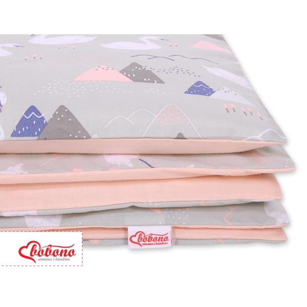 Linge de Lit Enfant 2 pcs 100x135 MINI Gris Cygnes