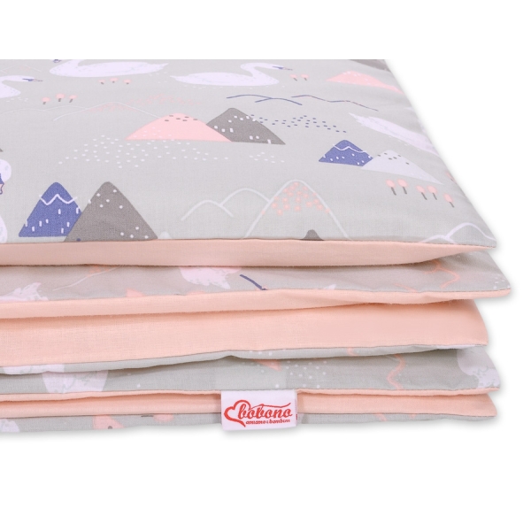 Linge de Lit Enfant 2 pcs 100x135 MINI Gris Cygnes