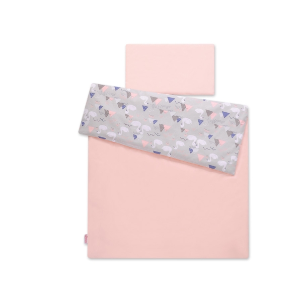 Linge de Lit Enfant 2 pcs 100x135 MINI Gris Cygnes