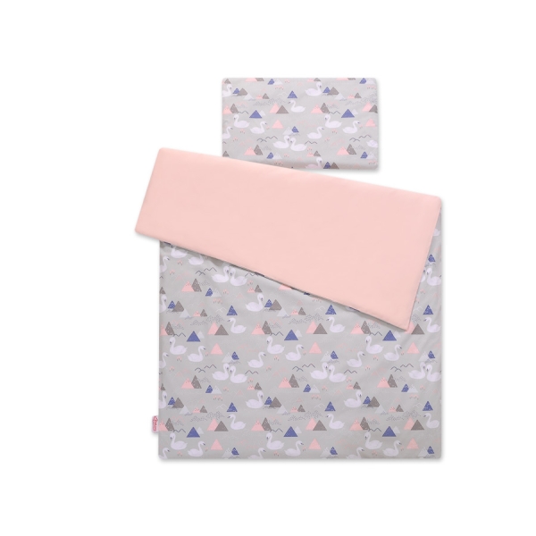 Linge de Lit Enfant 2 pcs 100x135 MINI Gris Cygnes