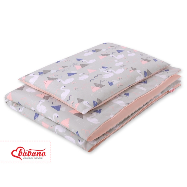 Linge de Lit Enfant 2 pcs 100x135 MINI Gris Cygnes