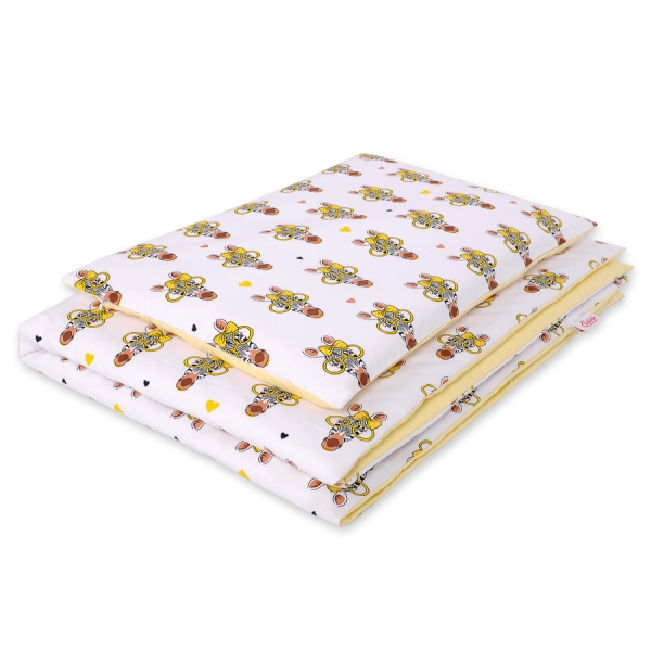 Linge de Lit Enfant 2 pcs 100x135 MINI Jaune Zèbre