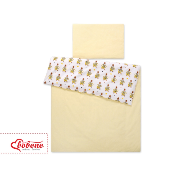 Linge de Lit Enfant 2 pcs 100x135 MINI Jaune Zèbre