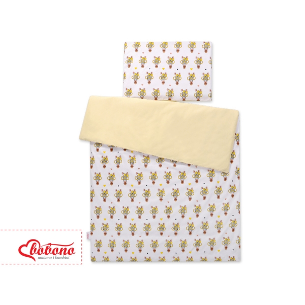 Linge de Lit Enfant 2 pcs 100x135 MINI Jaune Zèbre