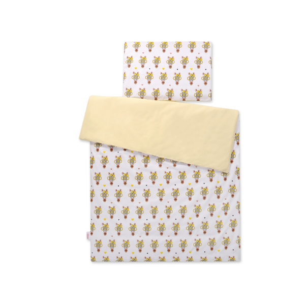 Linge de Lit Enfant 2 pcs 100x135 MINI Jaune Zèbre