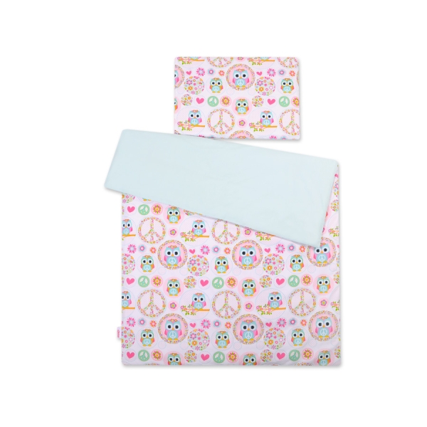 Linge de Lit Enfant 2 pcs 140x200 cm JUNIOR Hiboux