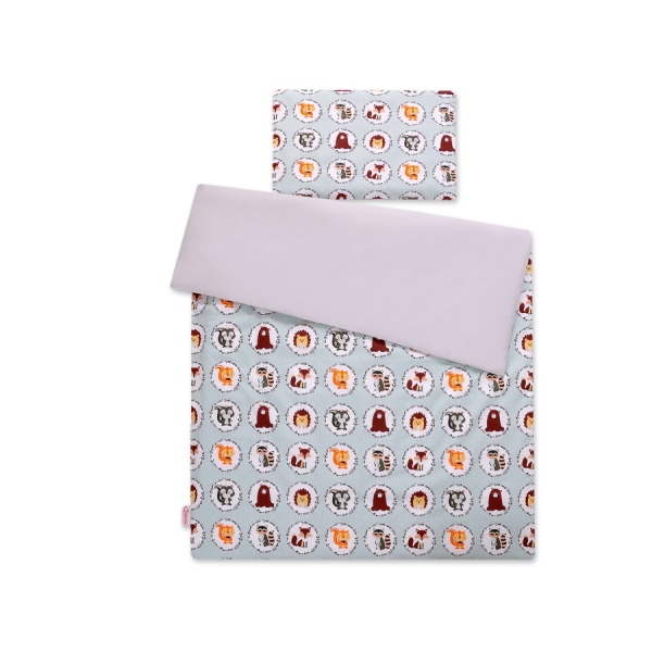 Linge de Lit Enfant 2 pcs 140x200 cm JUNIOR Menthe Animaux