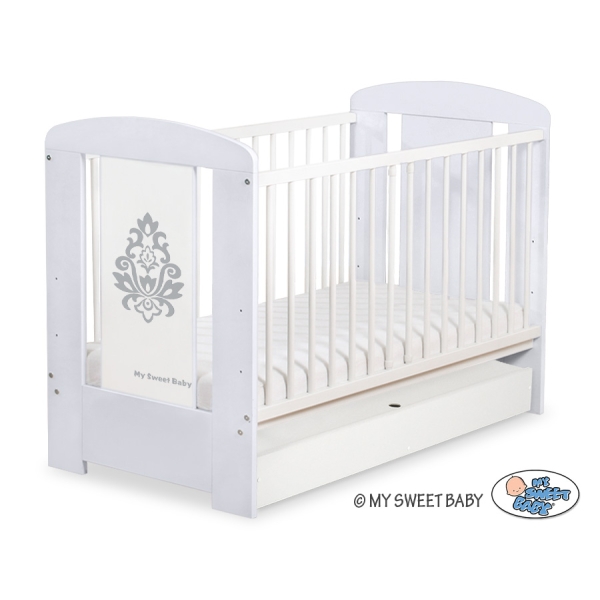 Lit à Barreaux avec Tiroir120x60 cm Standard Glamour