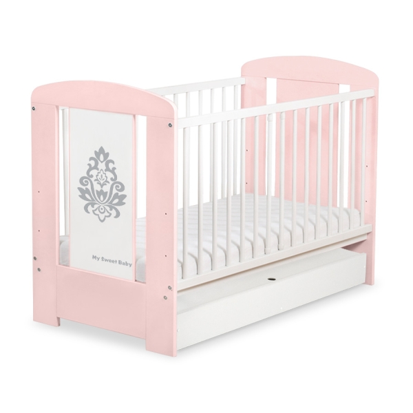 Lit avec Tiroir pour Bébé 120x60 cm Standard Glamour