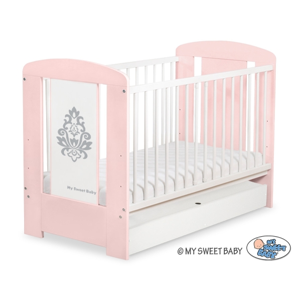 Lit avec Tiroir pour Bébé 120x60 cm Standard Glamour