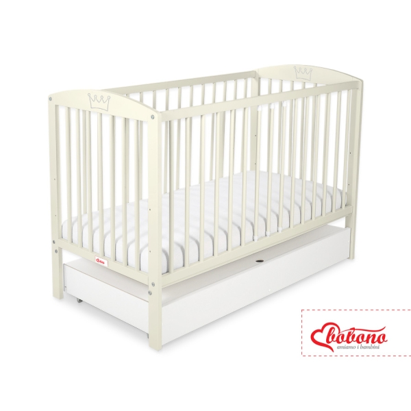 Lit Bébé à Barreaux avec Tiroir 120x60 cm Standard
