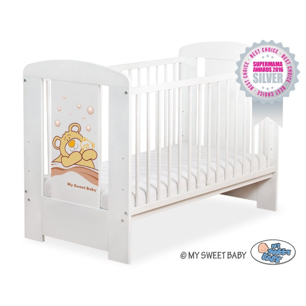 Lit Bébé à Barreaux Blanc Barnabé