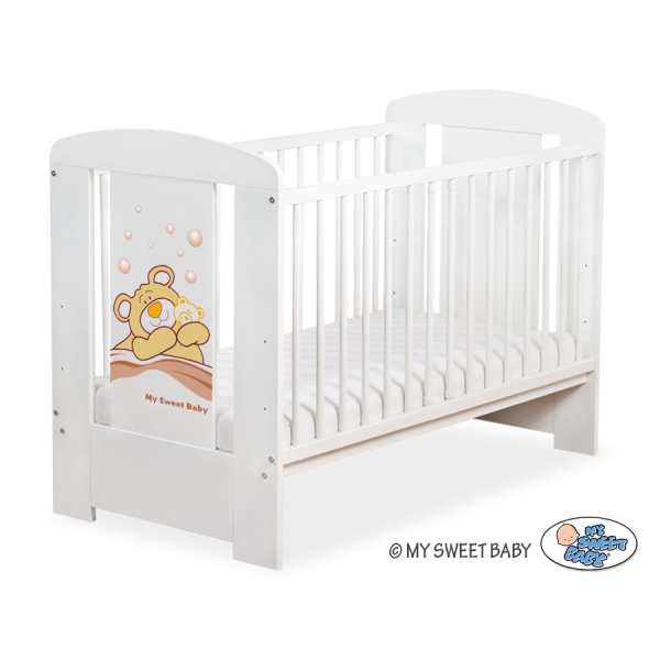 Lit Bébé à Barreaux Blanc Barnabé