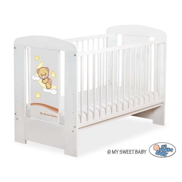 Lit Bébé à Barreaux Blanc Nuit