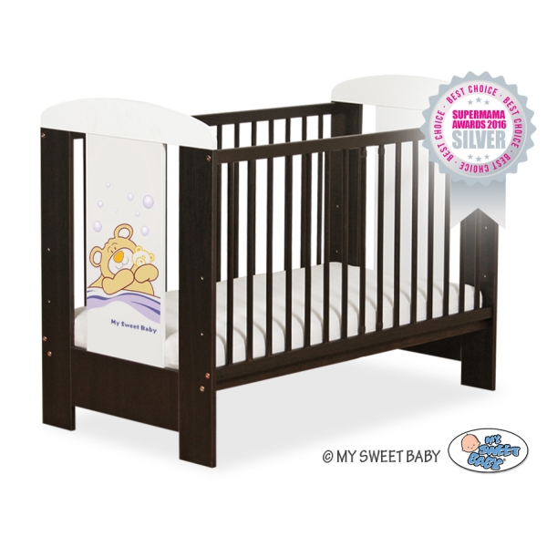 Lit Bébé à Barreaux Brun Barnabé