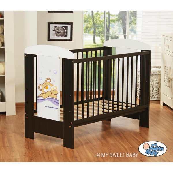 Lit Bébé à Barreaux Brun Barnabé