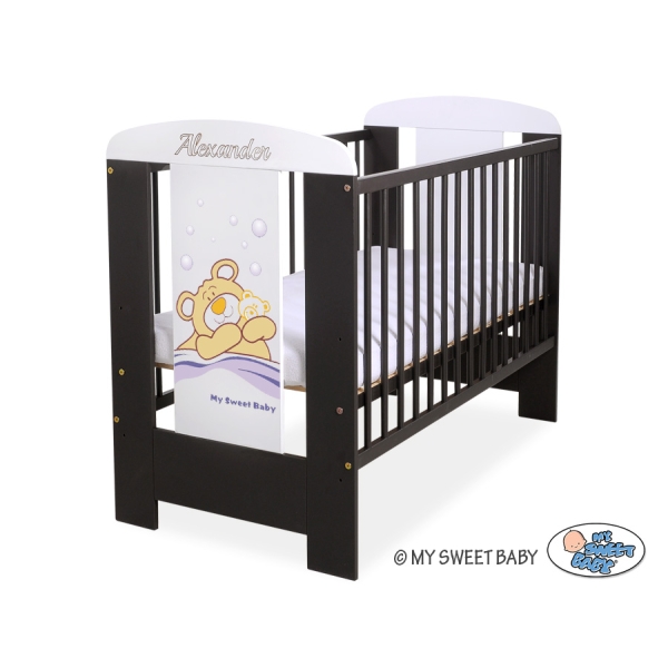 Lit Bébé à Barreaux Brun Barnabé