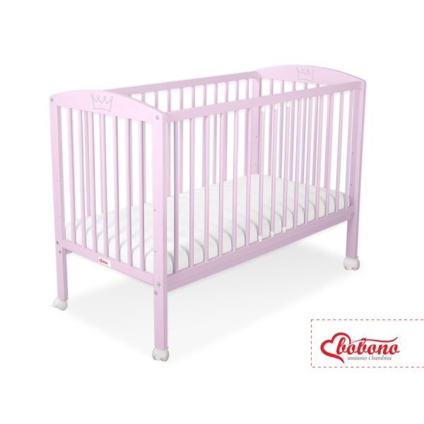Lit Bébé à Barreaux Rose