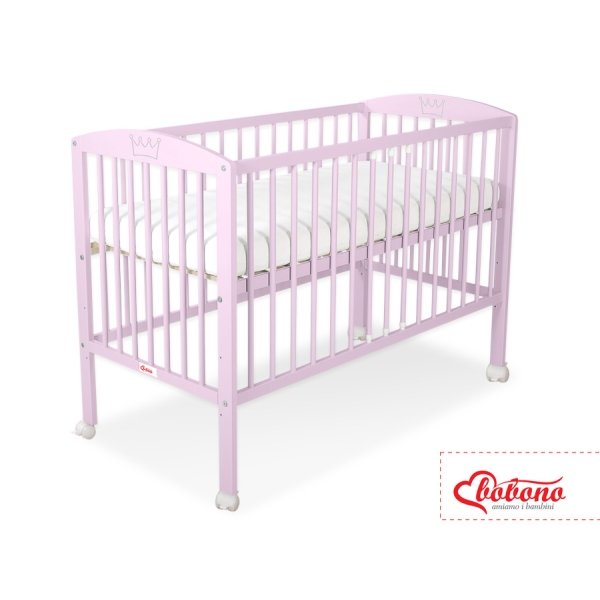Lit Bébé à Barreaux Rose