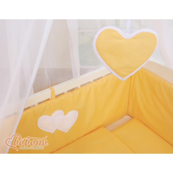 Lit Cododo avec Ciel Matelas et Linge Complet Pêche Cœurs