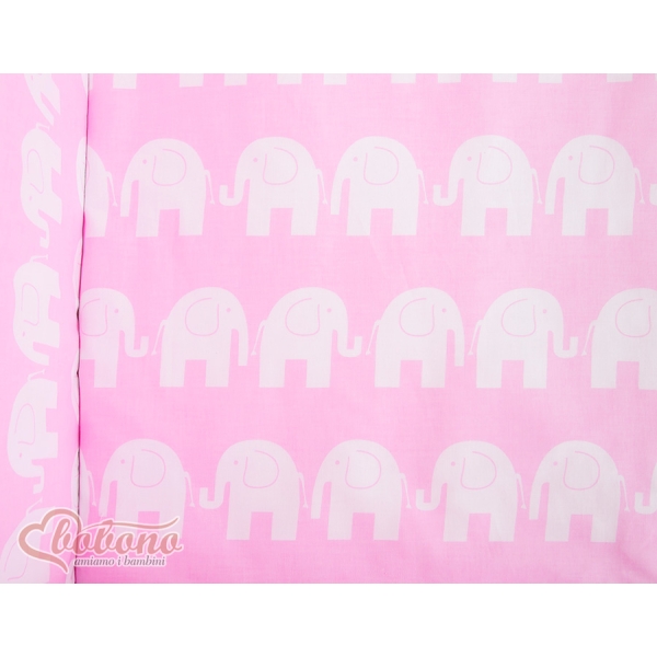 Lit Cododo avec Ciel Matelas et Linge Complet Rose