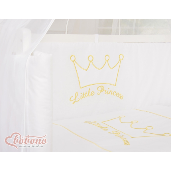 Lit de Cododo avec Matelas et Ensemble de Linge de Lit Blanc Prince / Princess