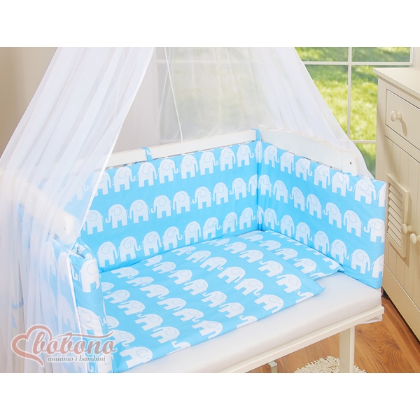 Lit de Cododo avec Matelas et Ensemble de Linge de Lit Bleu