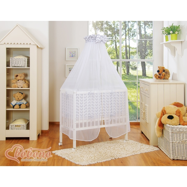 Lit de Cododo avec Matelas et Ensemble de Linge de Lit Gris