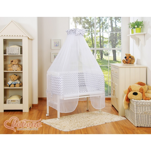 Lit de Cododo avec Matelas et Ensemble de Linge de Lit Gris