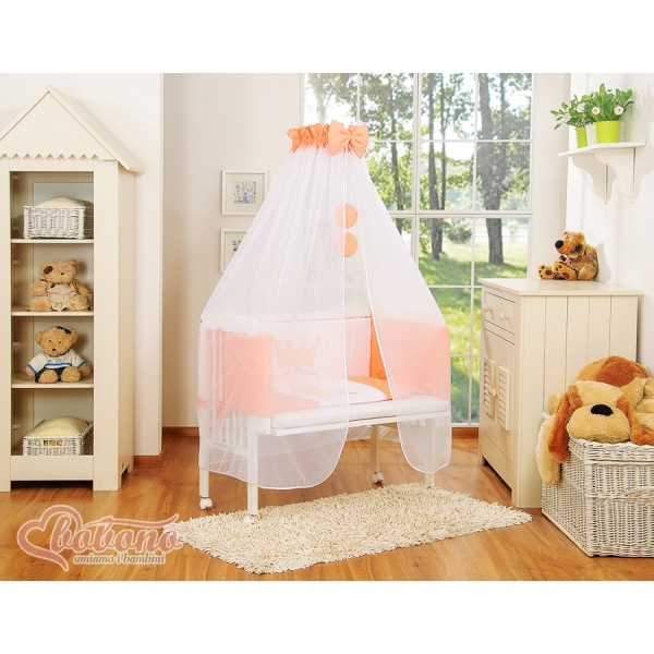 Lit de Cododo avec Matelas et Ensemble de Linge de Lit Pêche Prince / Princess