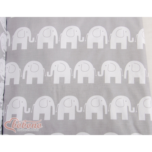 Lit de Cododo avec Textile Complet Gris