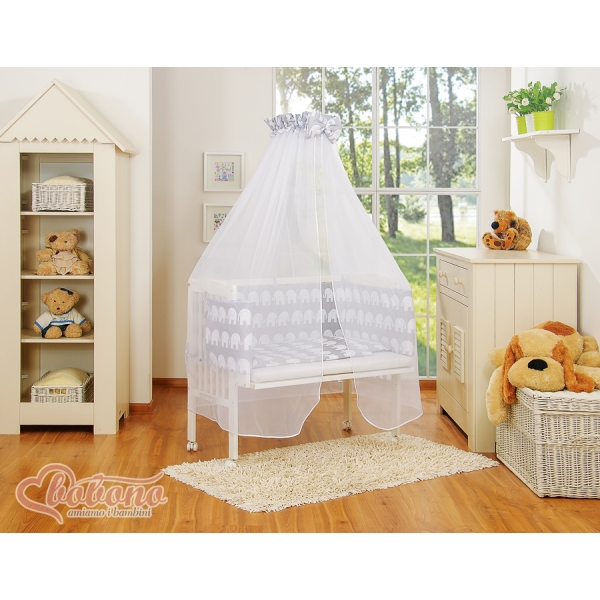 Lit de Cododo avec Textile Complet Gris