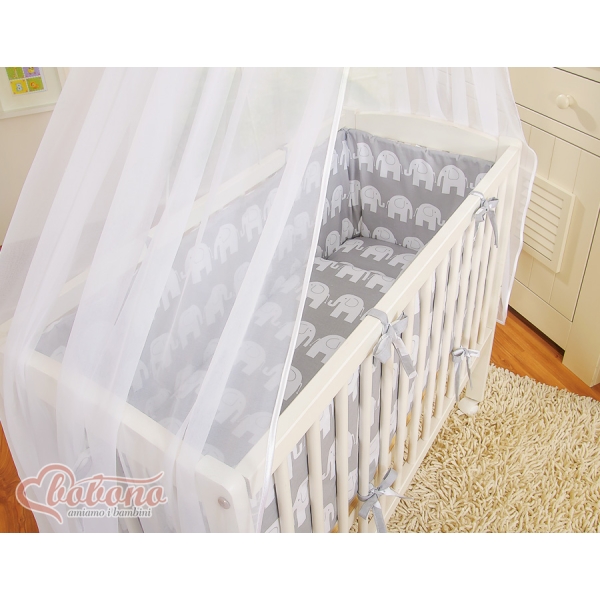 Lit de Cododo avec Textile Complet Gris
