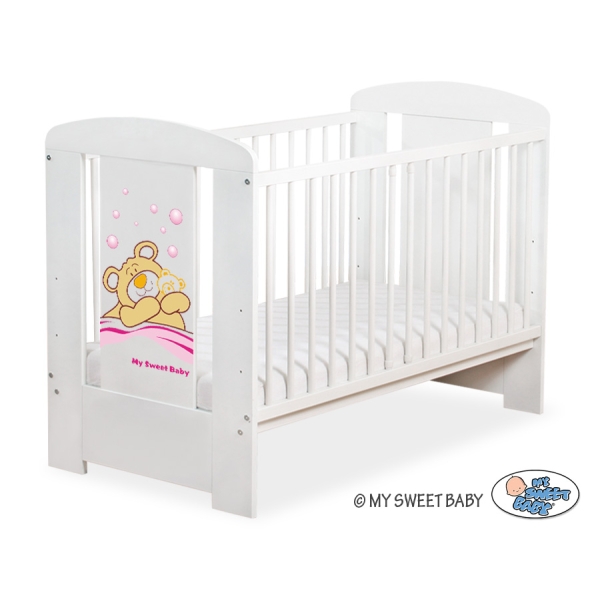Lit pour Bébé 120x60 Blanc Barnabé