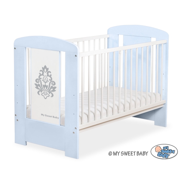Lit pour Bébé 120x60 Bleu Glamour
