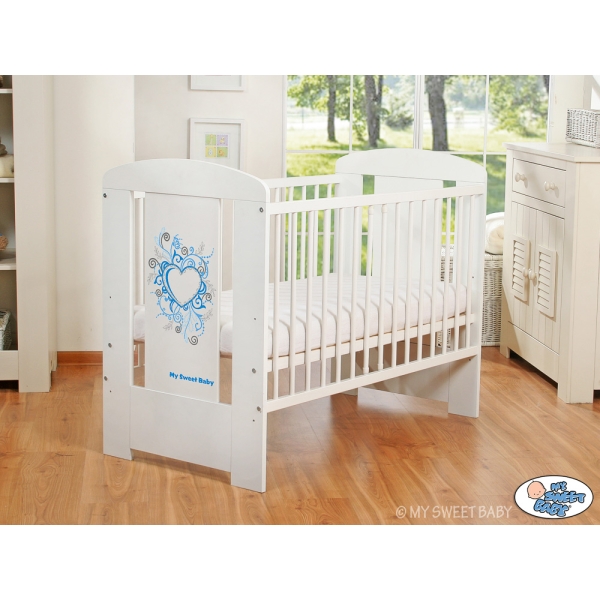 Lit pour Bébé 120x60 cm Blanc