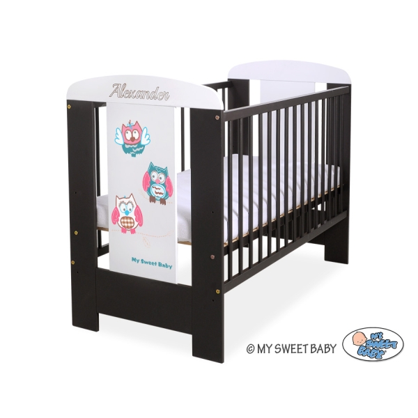 Lit pour Bébé 120x60 cm Hiboux